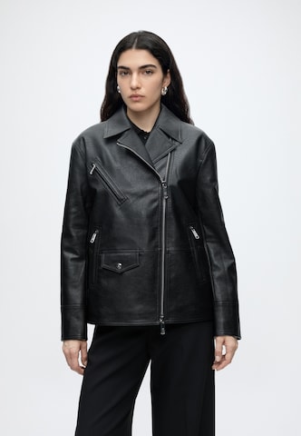 Geacă de primăvară-toamnă de la Calvin Klein Jeans pe negru: față