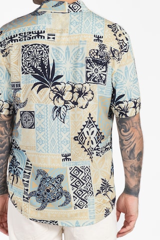 Key Largo Regular fit Πουκάμισο για το γραφείο ' KLTAHITI ' σε μπεζ