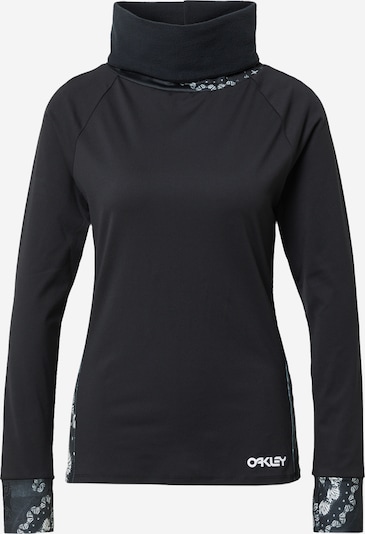 OAKLEY Sporta krekls 'AURORA', krāsa - tumši pelēks / melns / balts, Preces skats