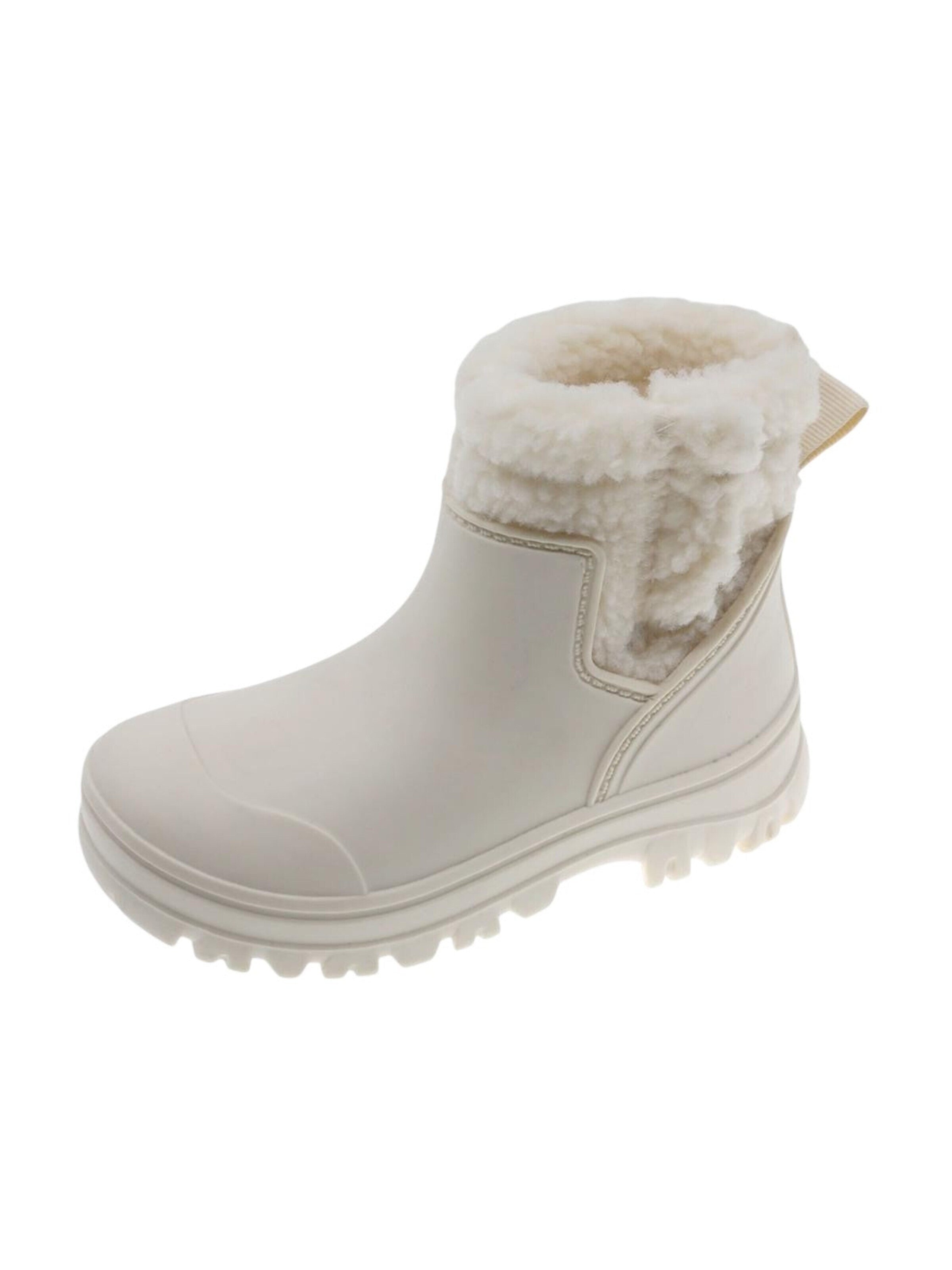 Stivale di gomma 'Rain Boot' di Beppi in bianco: frontale