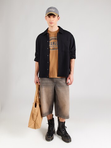 WRANGLER Shirt 'AMERICANA' in Brown