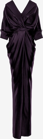 acob a porter Abendkleid in Lila: Vorderseite