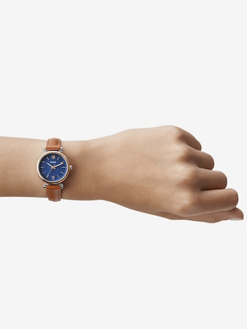 FOSSIL Analoog horloge 'Carlie' in Blauw: voorkant