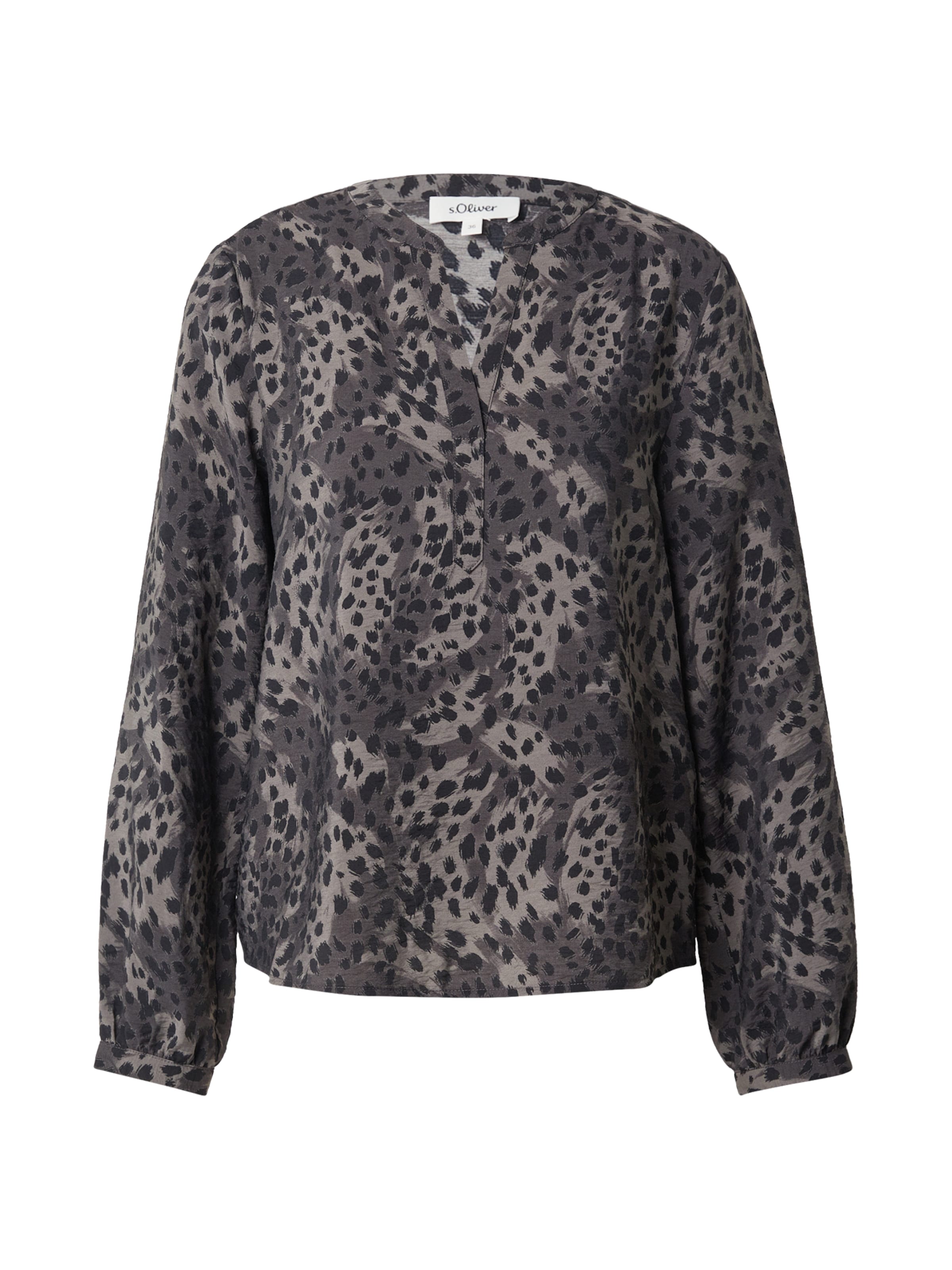 s.Oliver Μπλούζα σε γκρι: μπροστά