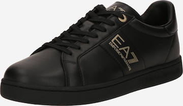 EA7 Emporio Armani Trampki niskie 'CLASSIC' w kolorze czarny: przód