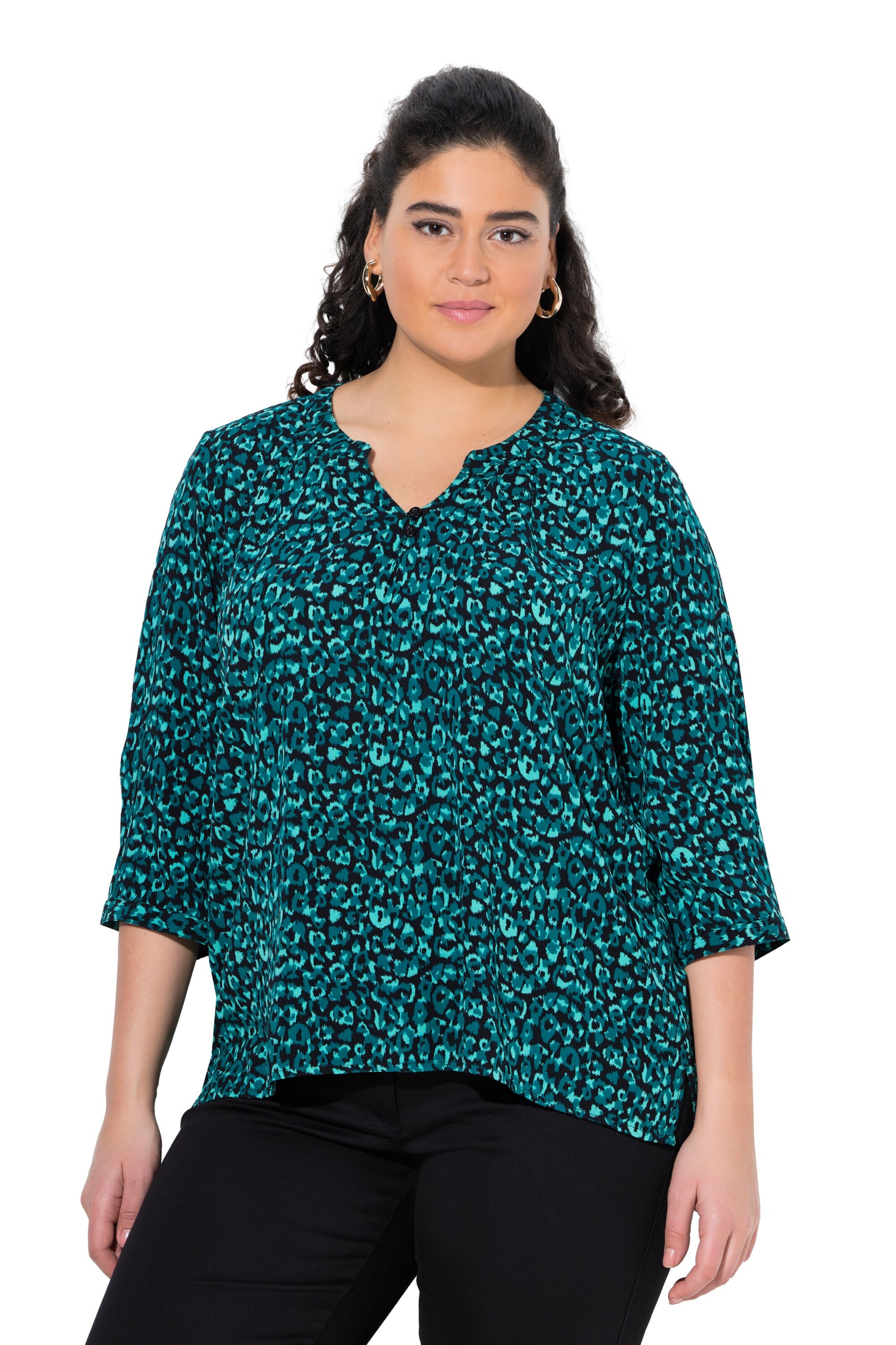 Ulla Popken Tunic in Green: front