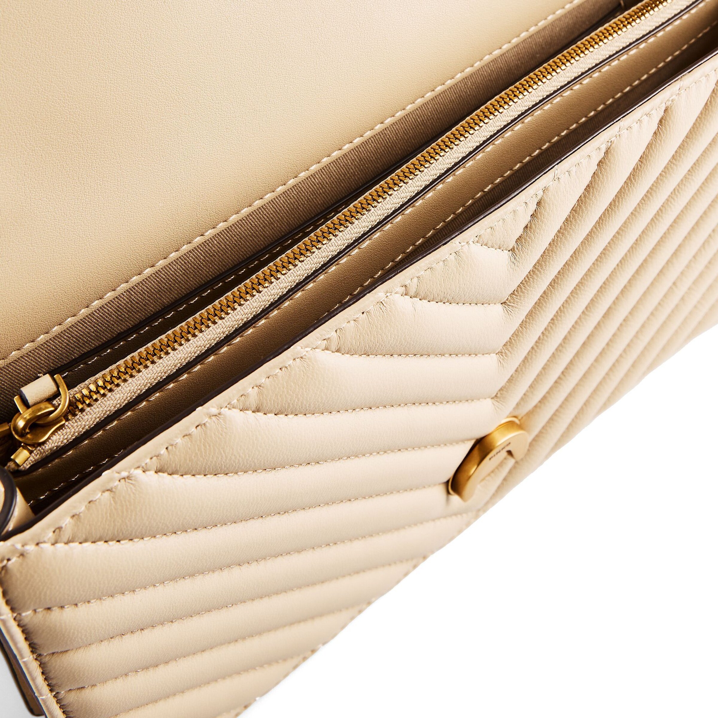 PINKO Crossbody bag 'Love One' in Beige