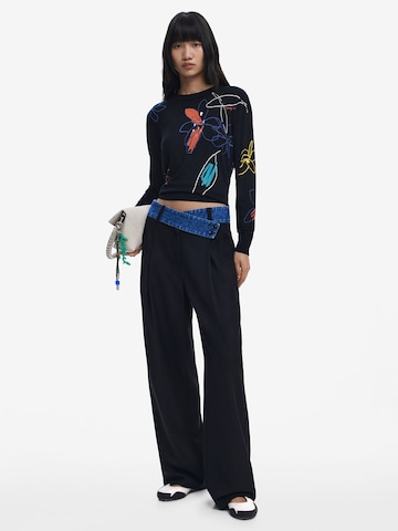 Desigual Sweter w kolorze czarny