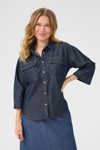 Kaffe Blouse 'Alice' in Blue: front