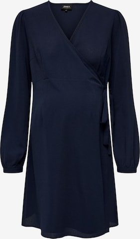 Only Maternity Dress in Blue: front