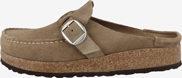 BIRKENSTOCK - Socas 'Buckley' em castanho: frente