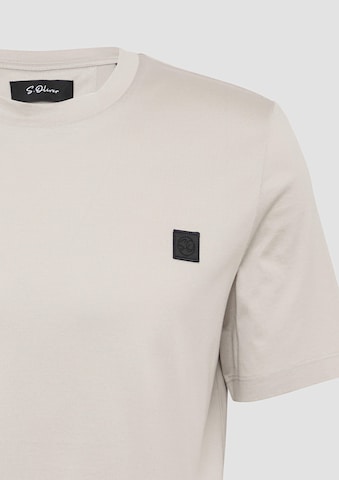 T-Shirt s.Oliver BLACK LABEL en gris