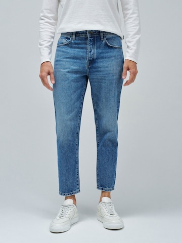 Coupe slim Jean Salsa Jeans en bleu : devant