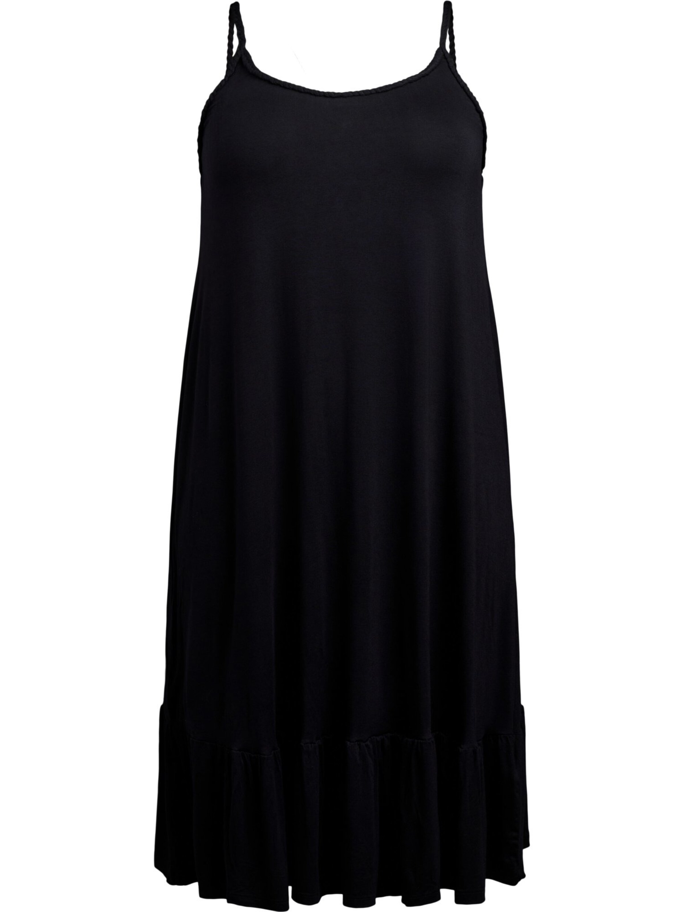 Swim by Zizzi Beach Dress 'SBraid' in Black, Item view