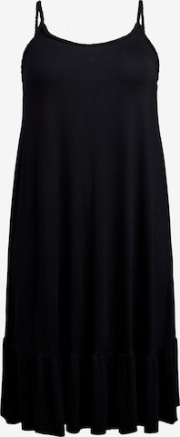 juoda Swim by Zizzi Paplūdimio suknelė 'SBraid': priekis