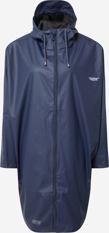 Weather Report Raincoat 'FLAME' in Blue: front