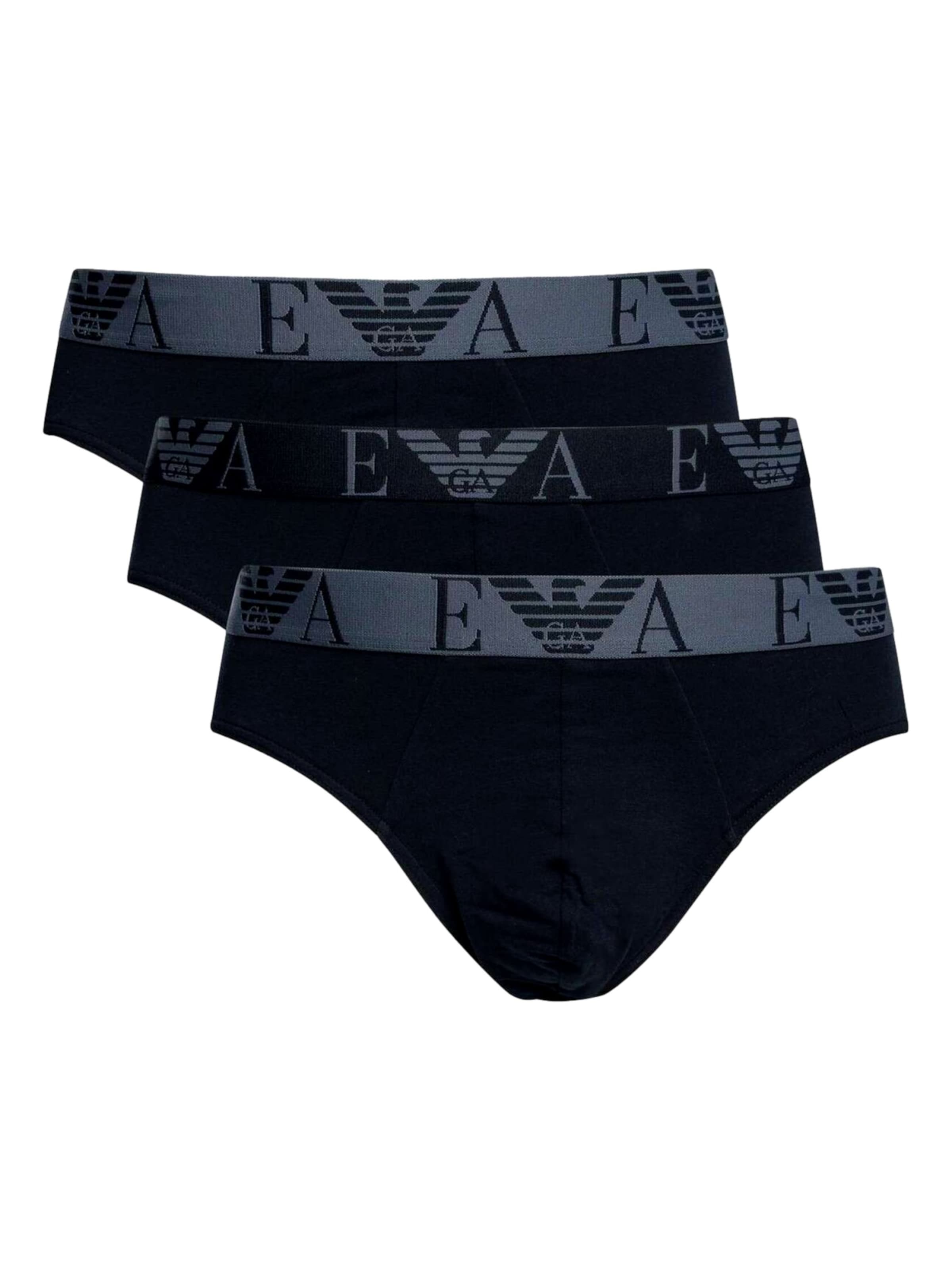 Slip di Emporio Armani in blu: frontale