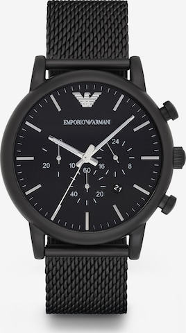 Emporio Armani Chronograph 'AR1968' in Schwarz