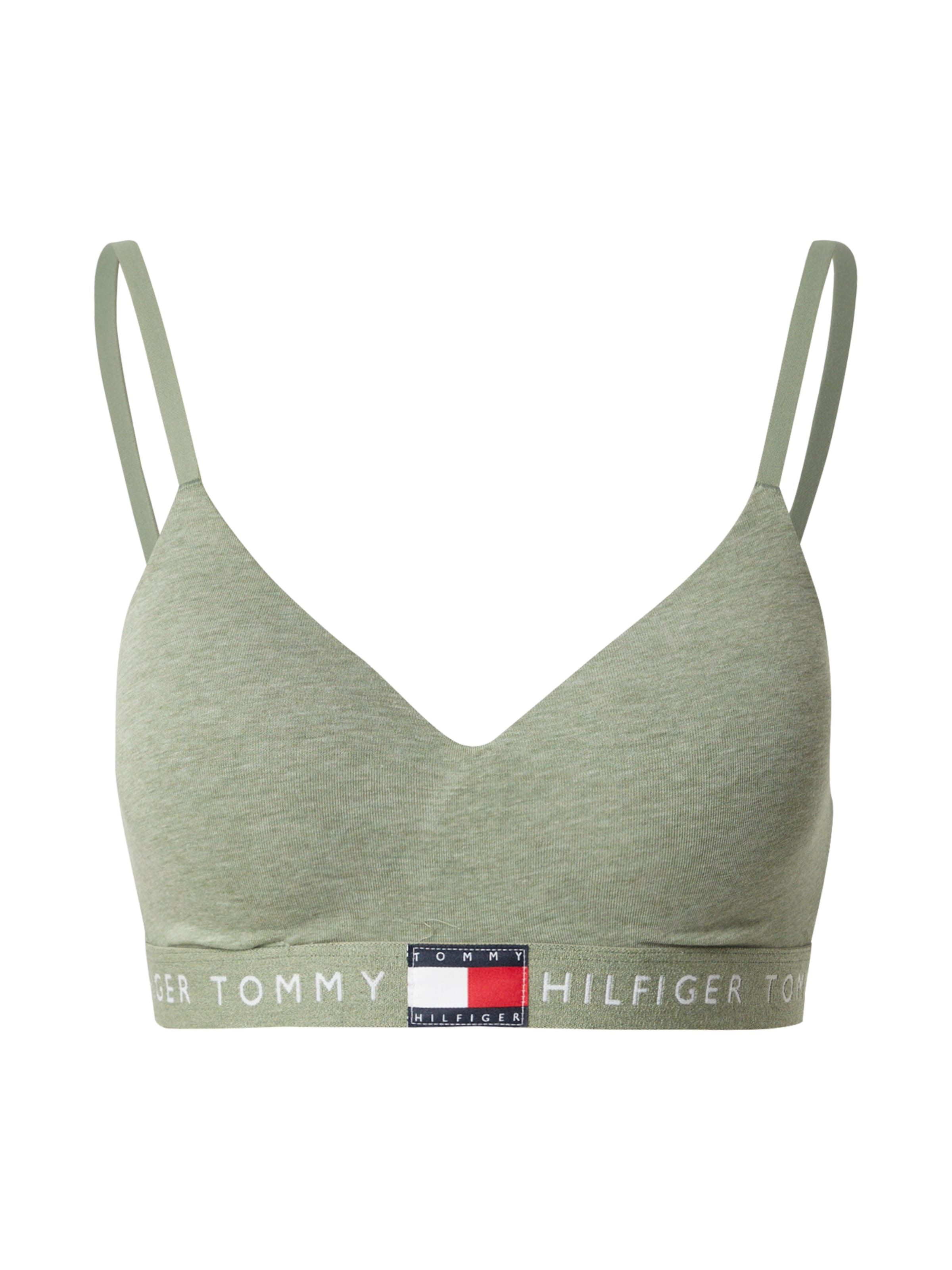 Tommy Hilfiger Underwear BH 'Heritage' i grøn: forside