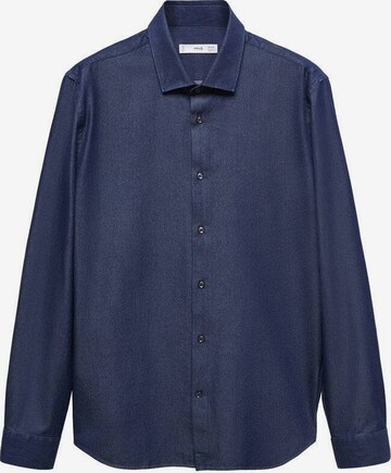 MANGO MAN Slim Fit Hemd 'Chambre' in Blau: predná strana