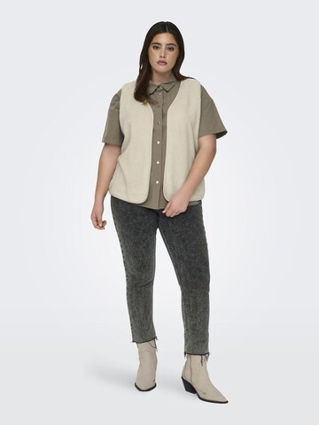 Gilet ONLY Carmakoma en beige