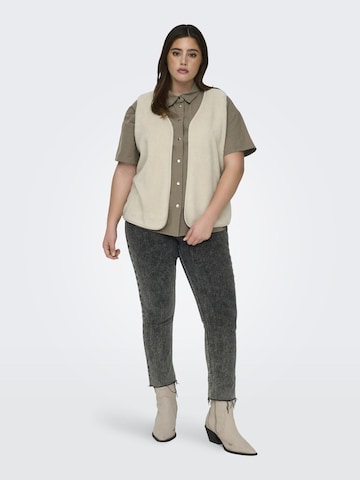 ONLY Carmakoma Vest in Beige