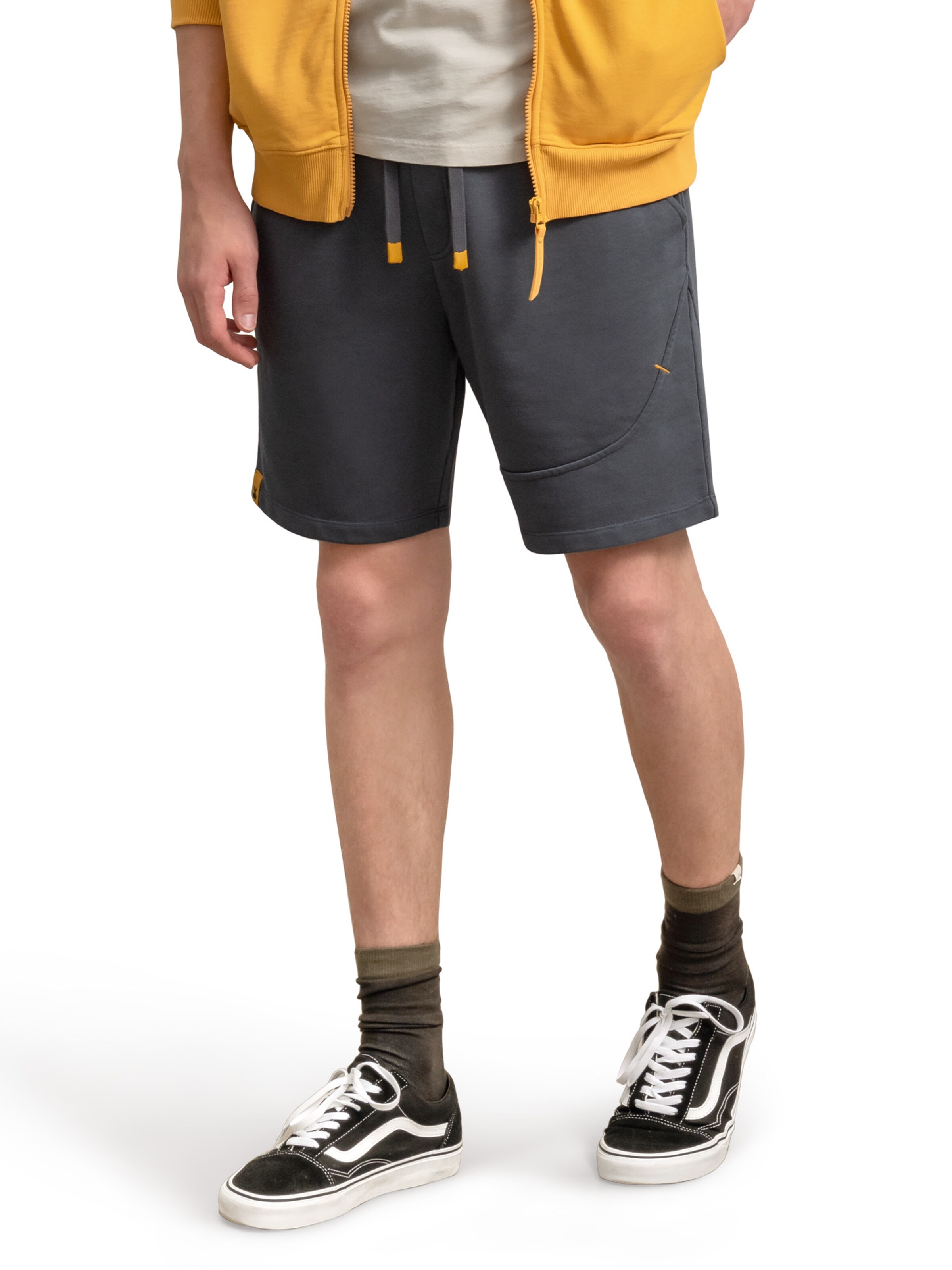 Kaft Regular Broek 'Wuma' in Grijs: voorkant