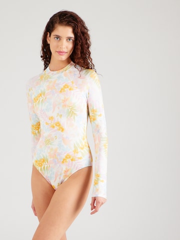 Maillot de bain sport 'PEACEFUL PALMS' BILLABONG en gris : devant