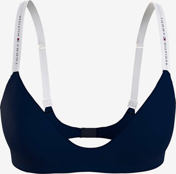 Tommy Hilfiger Underwear Triangle Bra in Blue: front