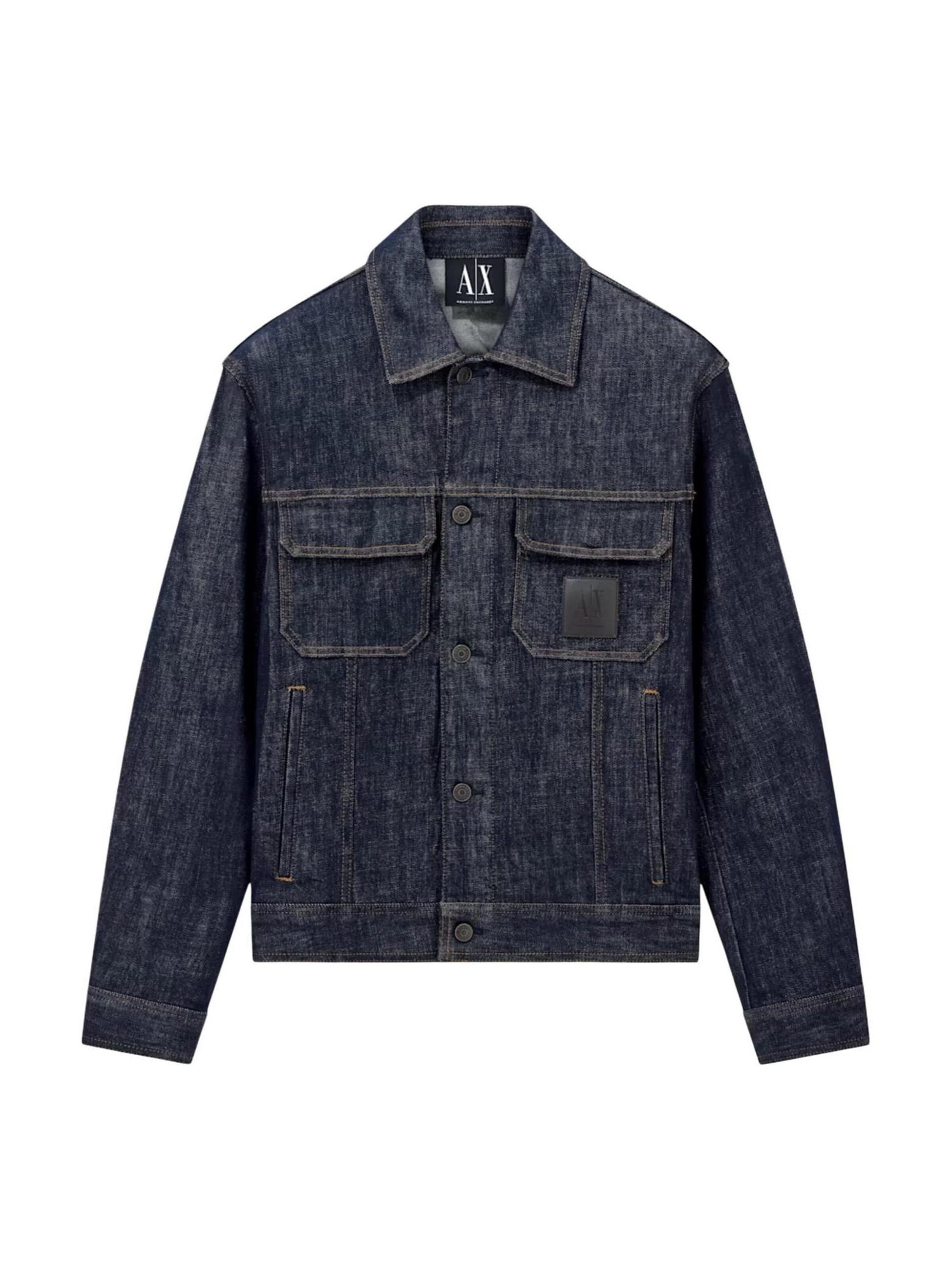 ARMANI EXCHANGE Between-Season Jacket in Blue: front