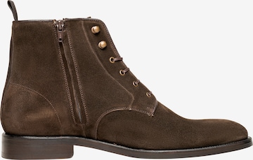 Henry Stevens Lace-Up Boots 'Murray PDB' in Brown