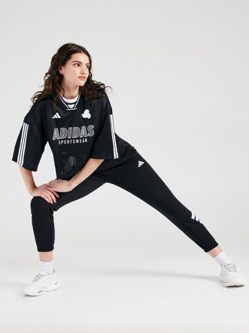 ADIDAS SPORTSWEAR Tapered Sports trousers 'Future Icons' in Black