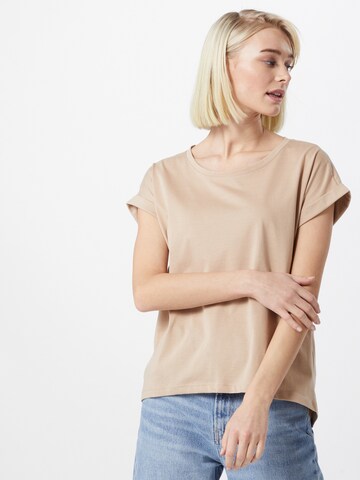 VILA T-Shirt 'Dreamers' in Beige: predná strana