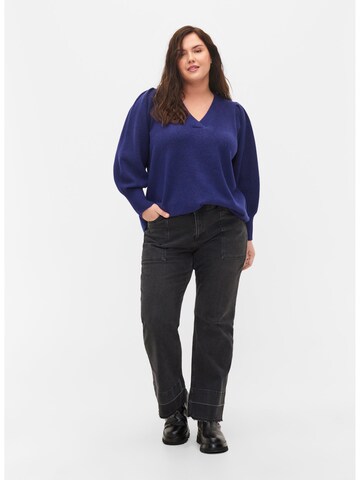 Pull-over 'GREENY' Zizzi en violet