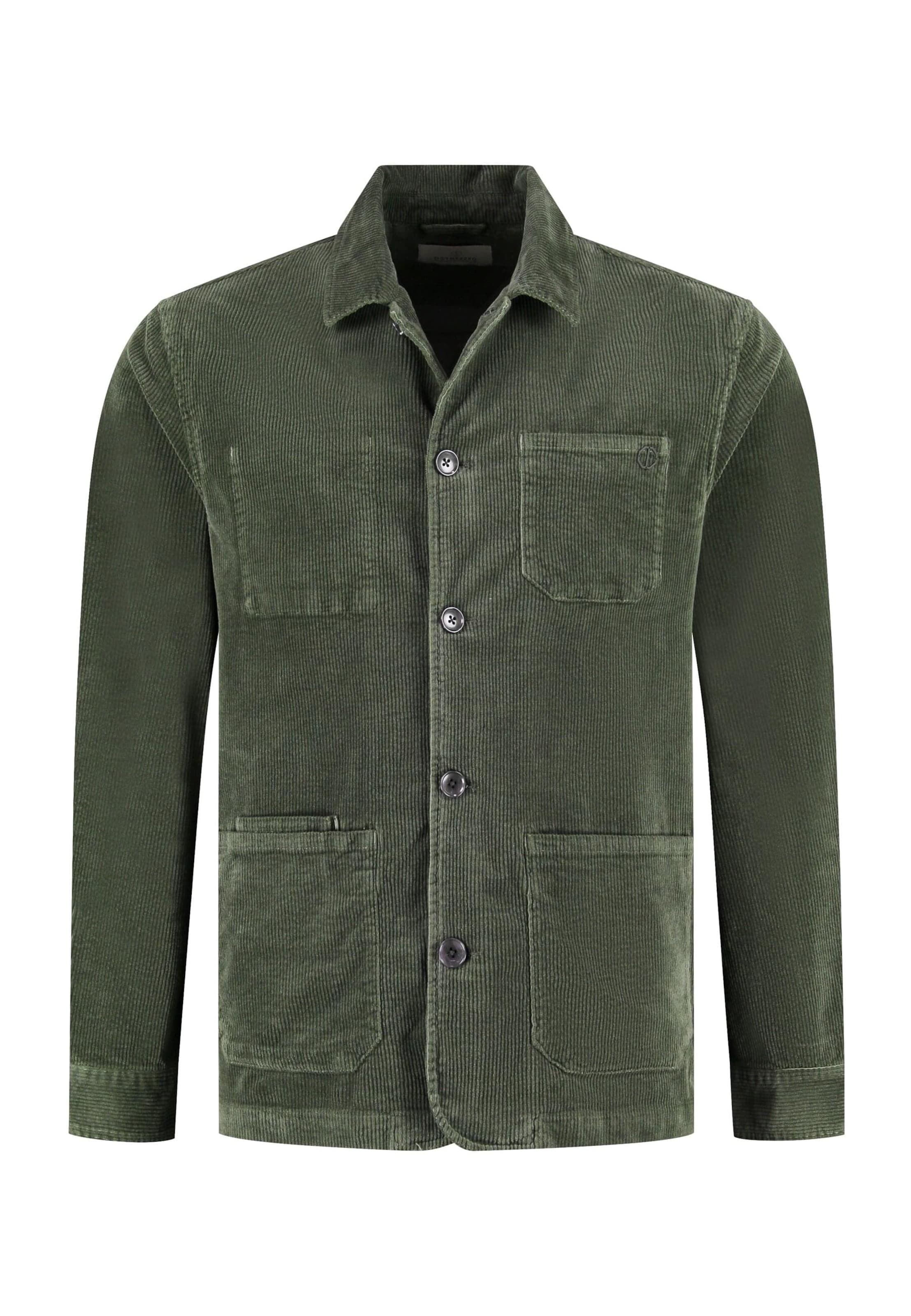 Dstrezzed Between-Season Jacket 'Cameron' in Green: front