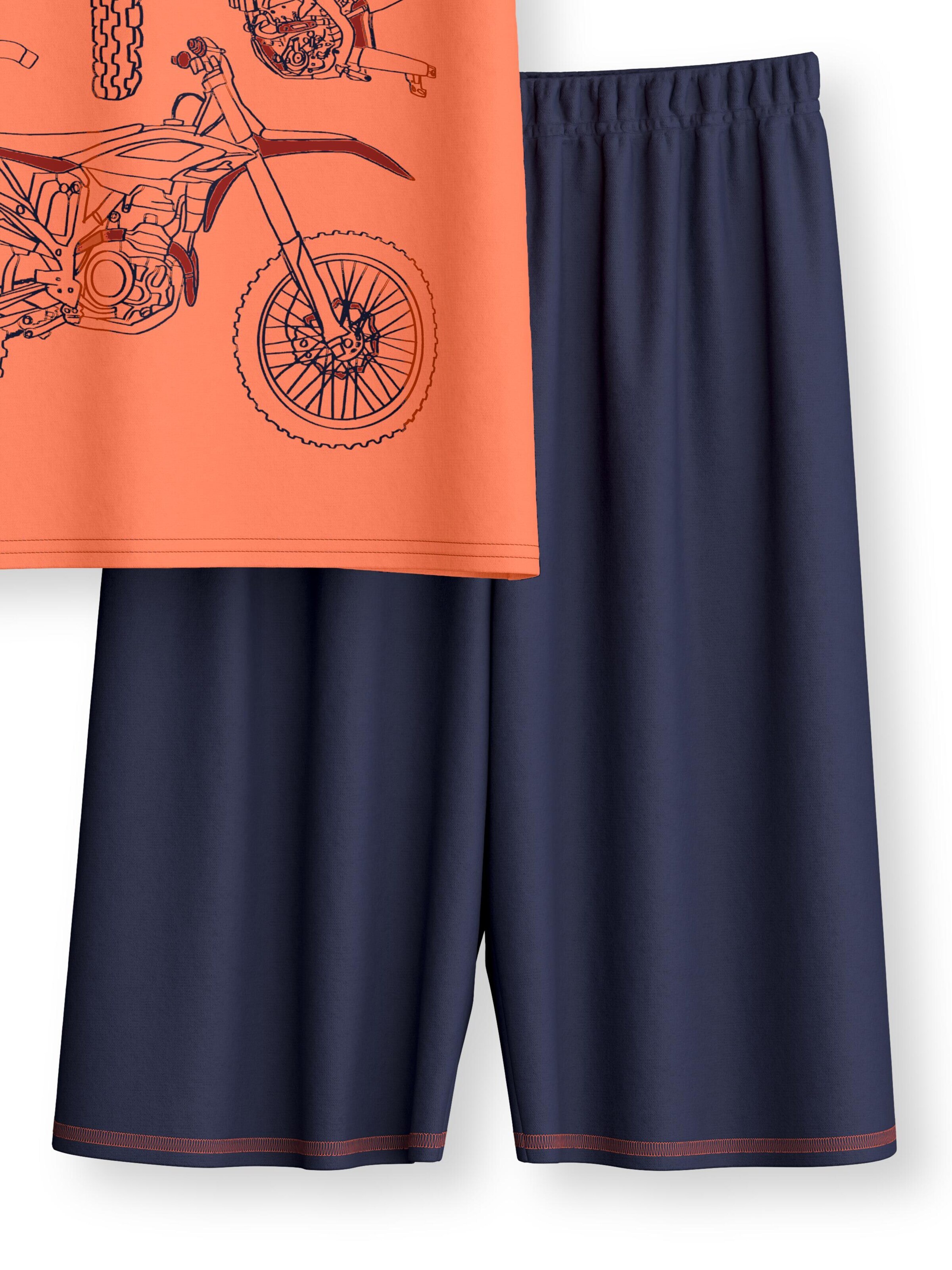 CALIDA Pajamas 'Kids Sports' in Orange