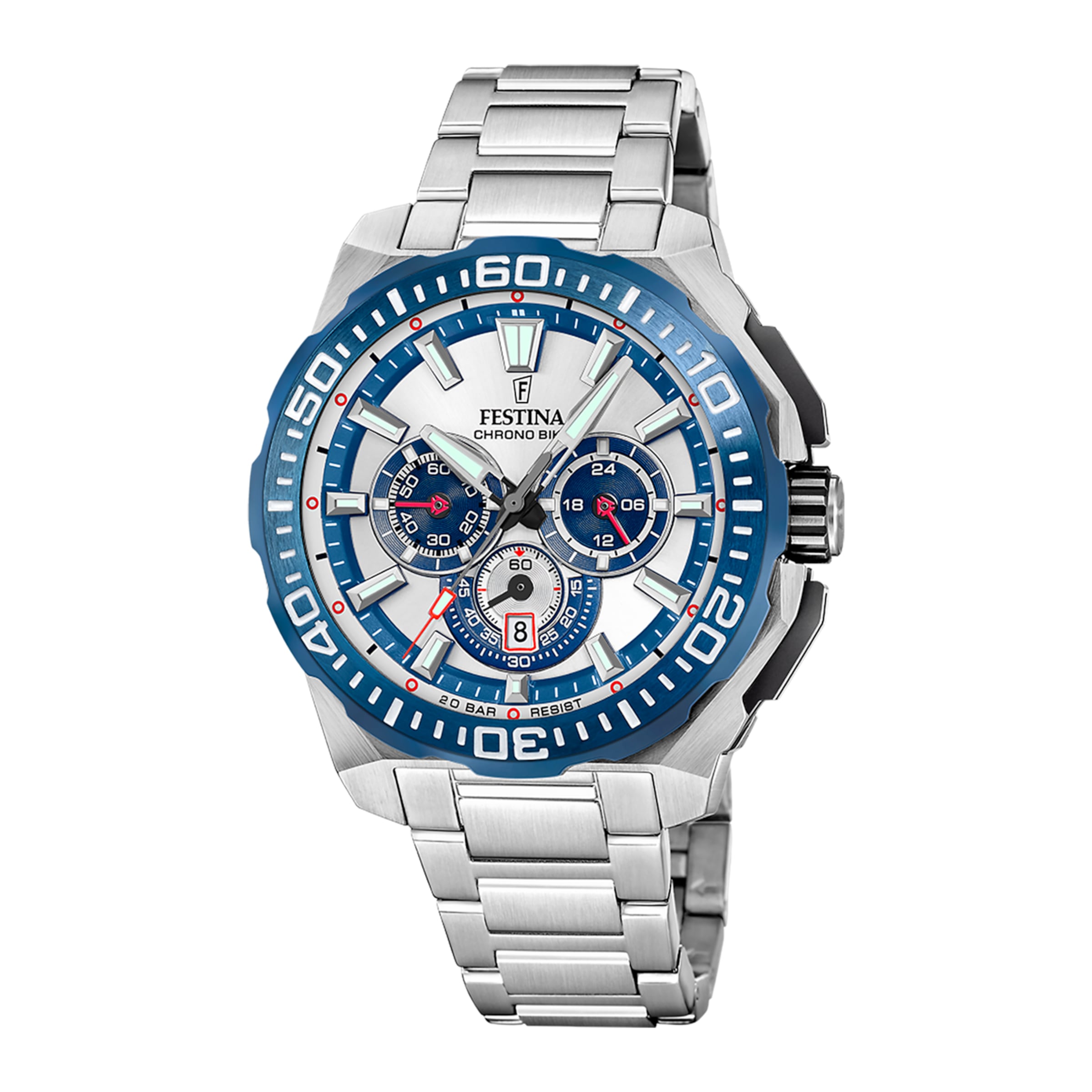 Montre à affichage analogique FESTINA en bleu : devant