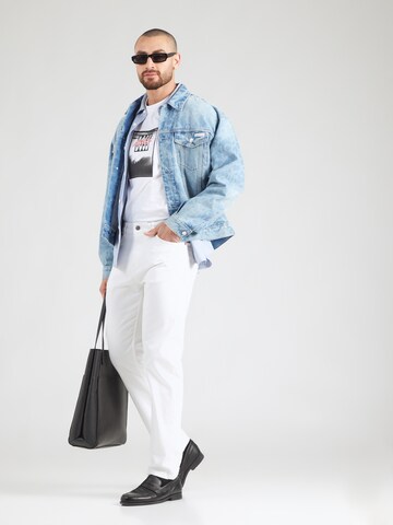 BOSS tavaline Teksapüksid 'RE.MAINE', värv valge