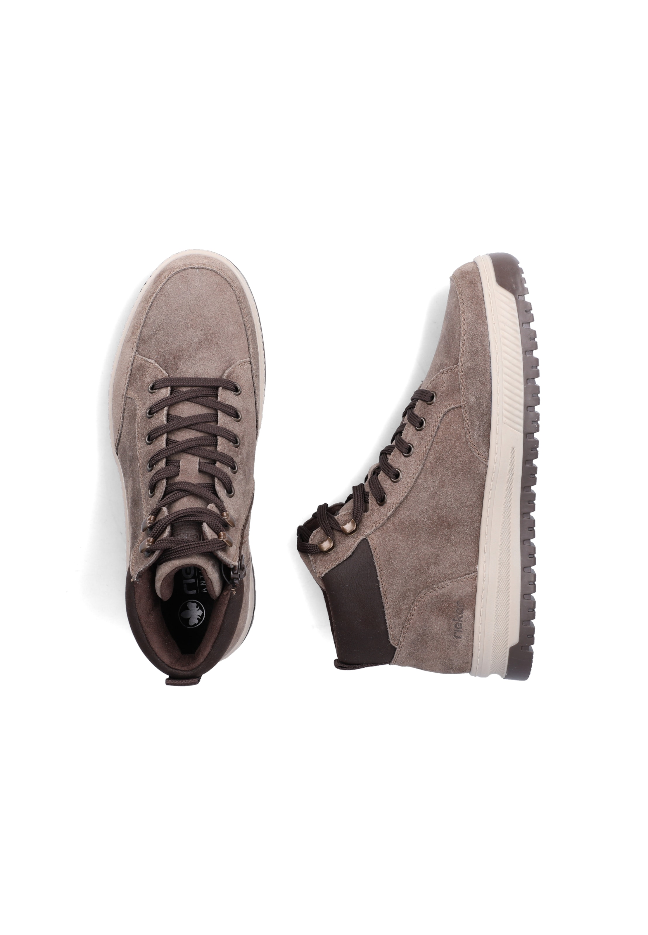 Rieker Schnürboots ' 38549 ' in Beige