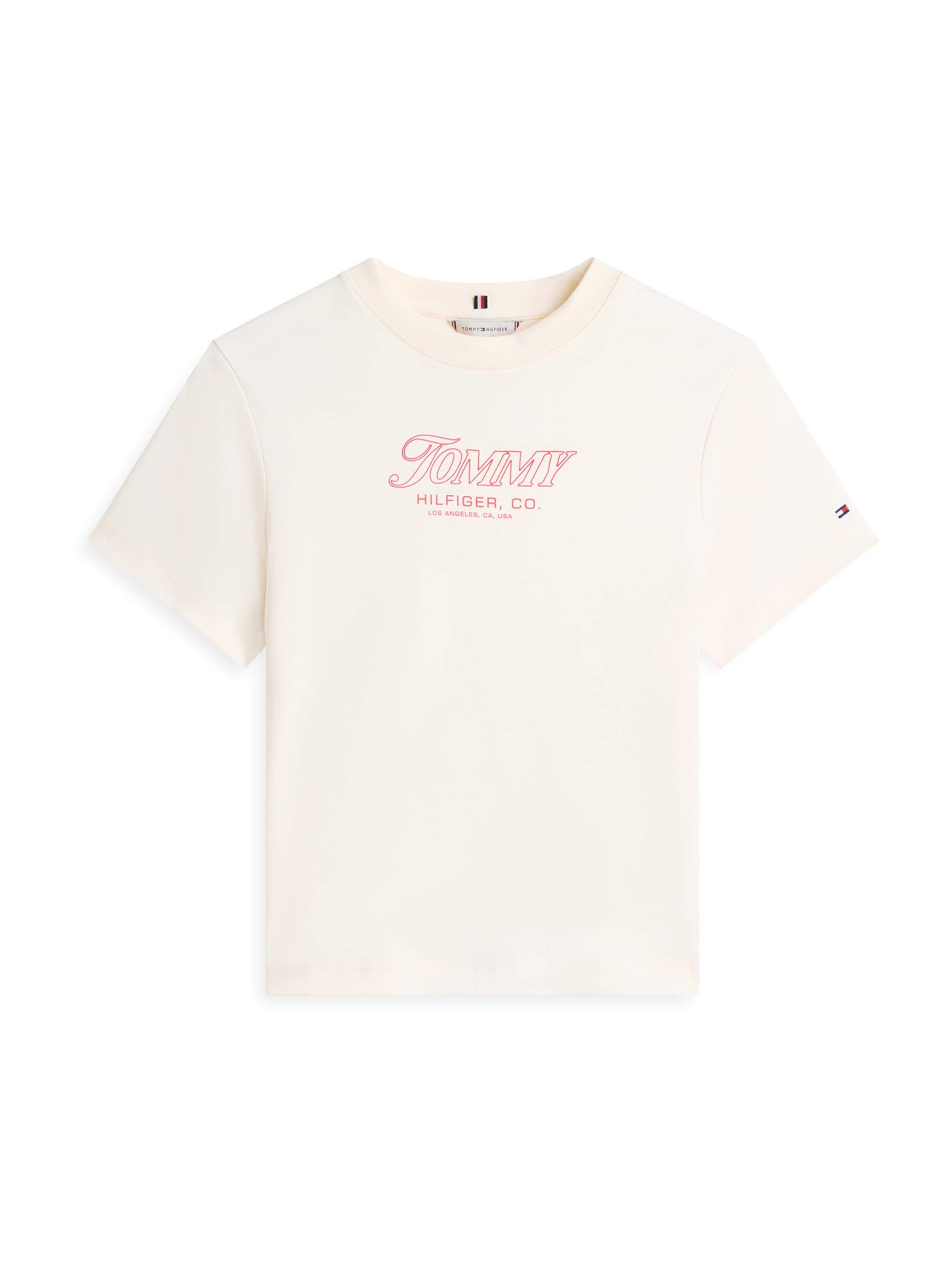 TOMMY HILFIGER Тениска в бежово: отпред