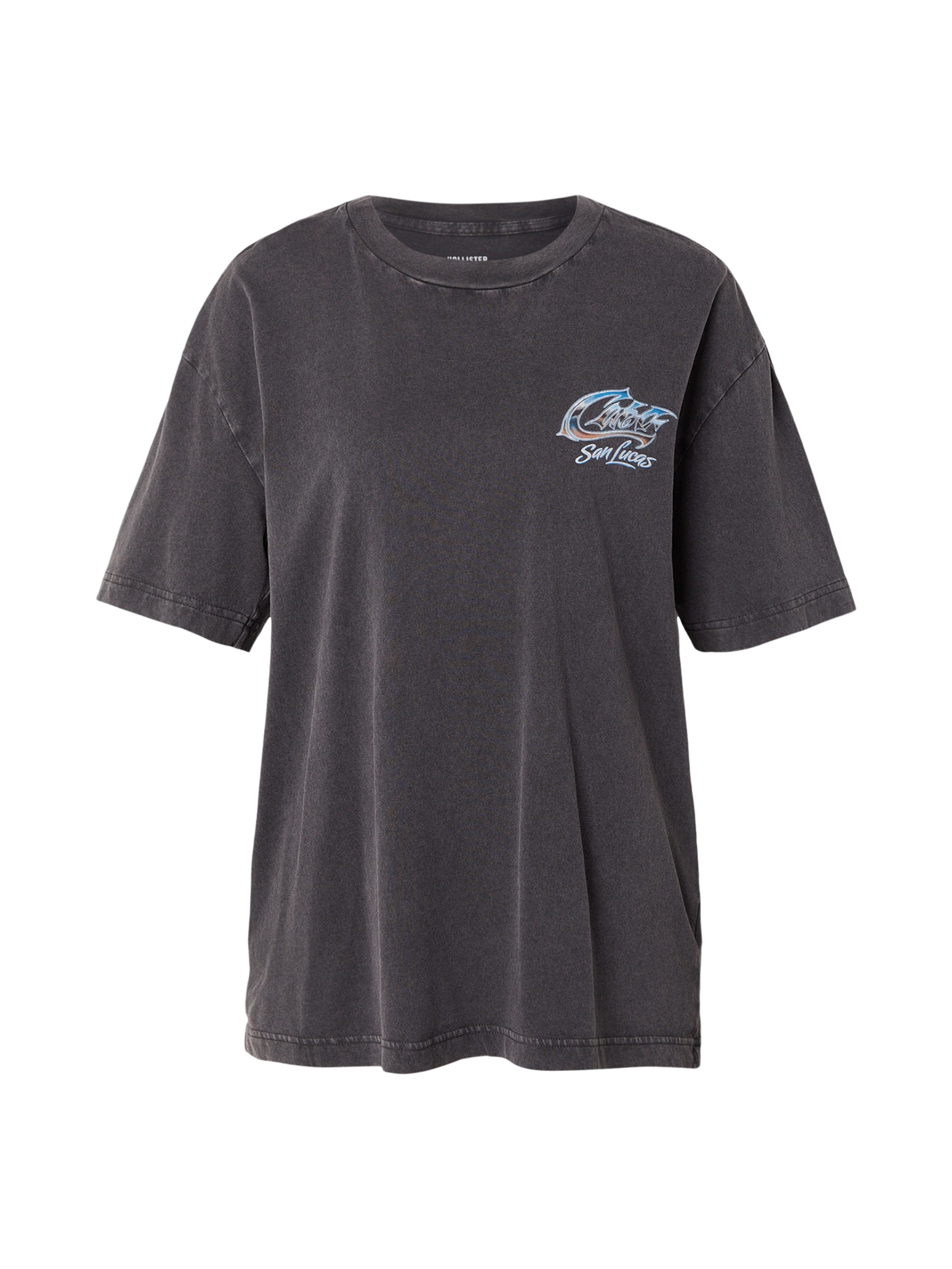 HOLLISTER Tričko - Čierna: predná strana