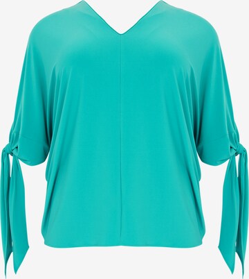 Yoek Blouse in Blauw: voorkant