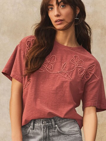 Next Shirt in Rood: voorkant