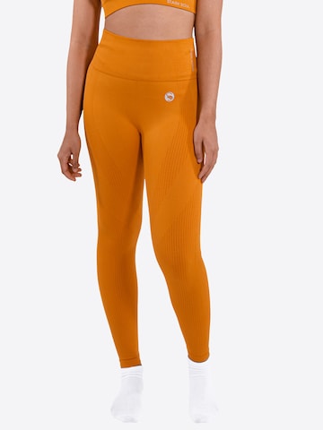 Stark Soul Skinny Sportbroek in Oranje: voorkant