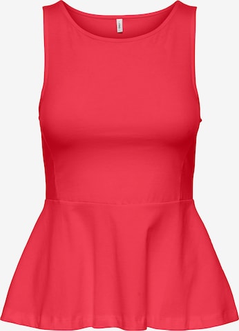 ONLY Overdel 'ONLKISS' i rød: forside