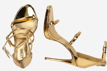 ALDO Sandały z rzemykami 'LEVISSA' w kolorze złoty