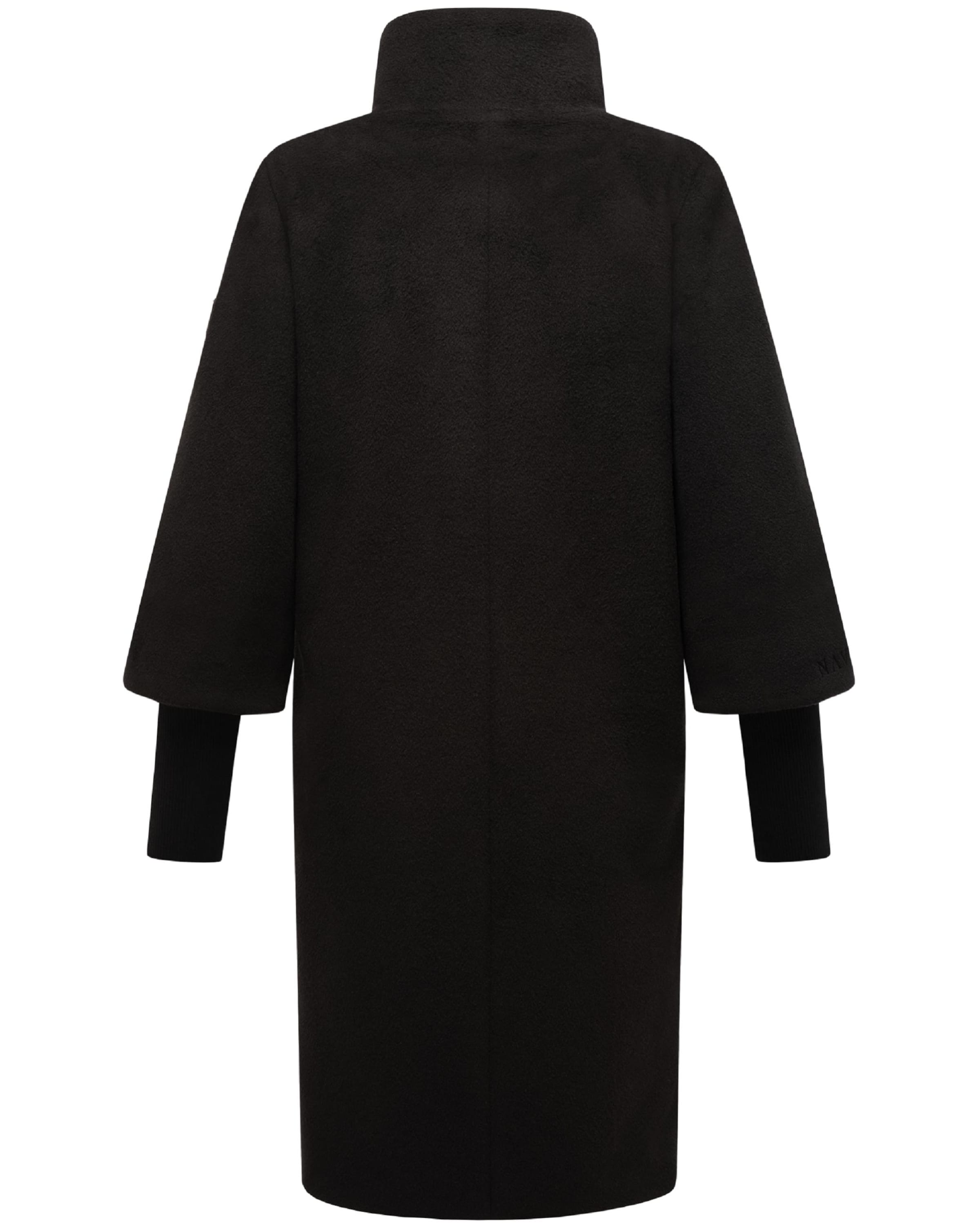 NAVAHOO Mantel 'Polarblüte 14' in Schwarz