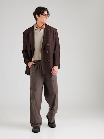 Jack & Jones Premium Μπλουζάκι 'JPRBLUWILBERT' σε καφέ