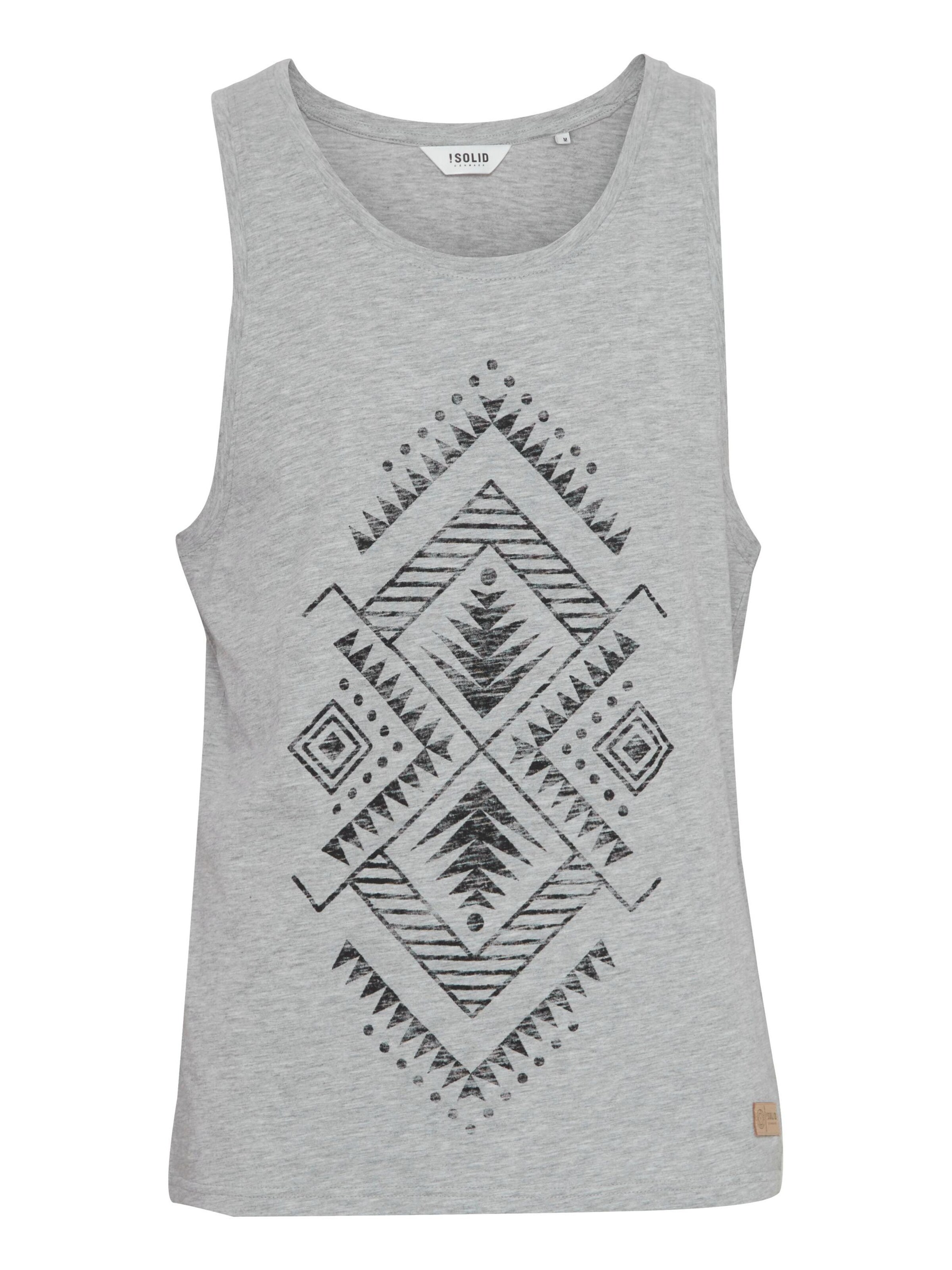 T-Shirt 'Isaak' !Solid en gris : devant