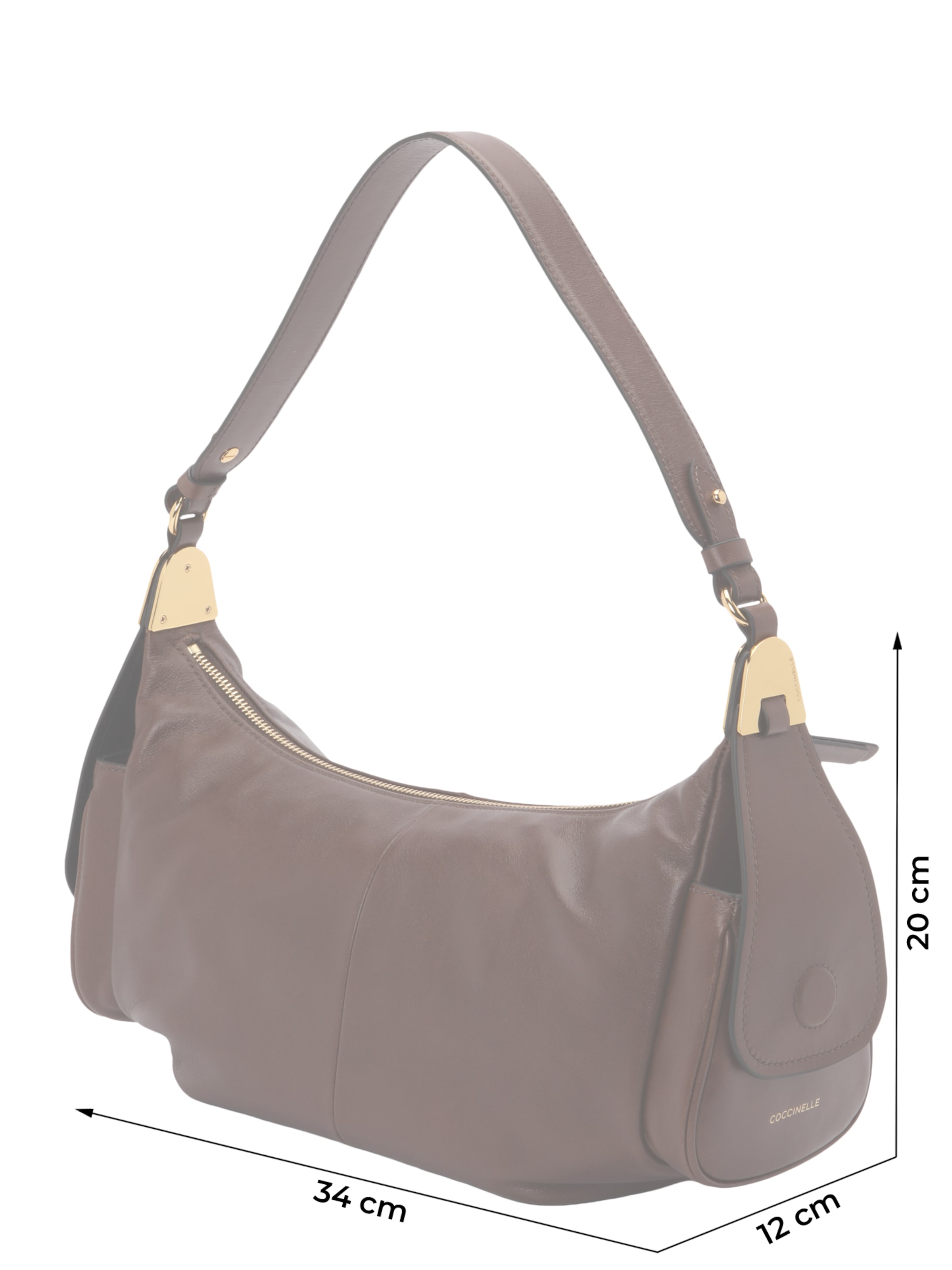 Coccinelle Shoulder Bag 'CAMPUS VINTAGE' in Brown